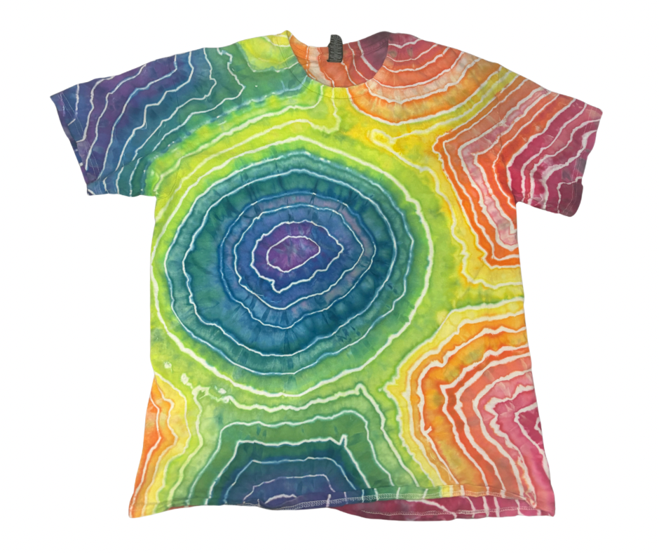 Rainbow Geode Tie Dye Shirt