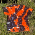 Short Sleeve Orange, and Black