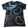 Black Rainbow Heart Tee