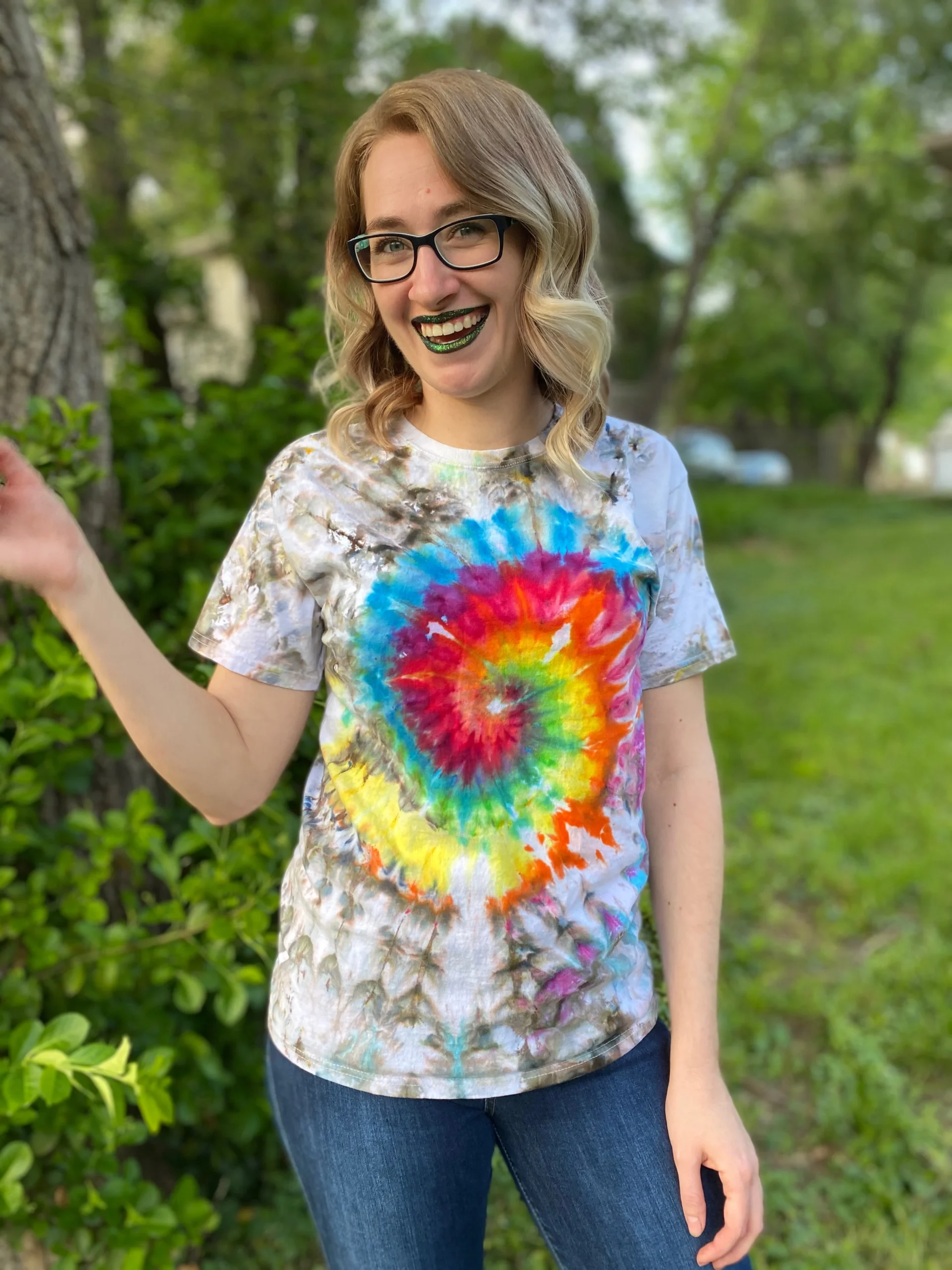 Rainbow Vortex Tee