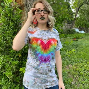 Rainbow Heart Tee