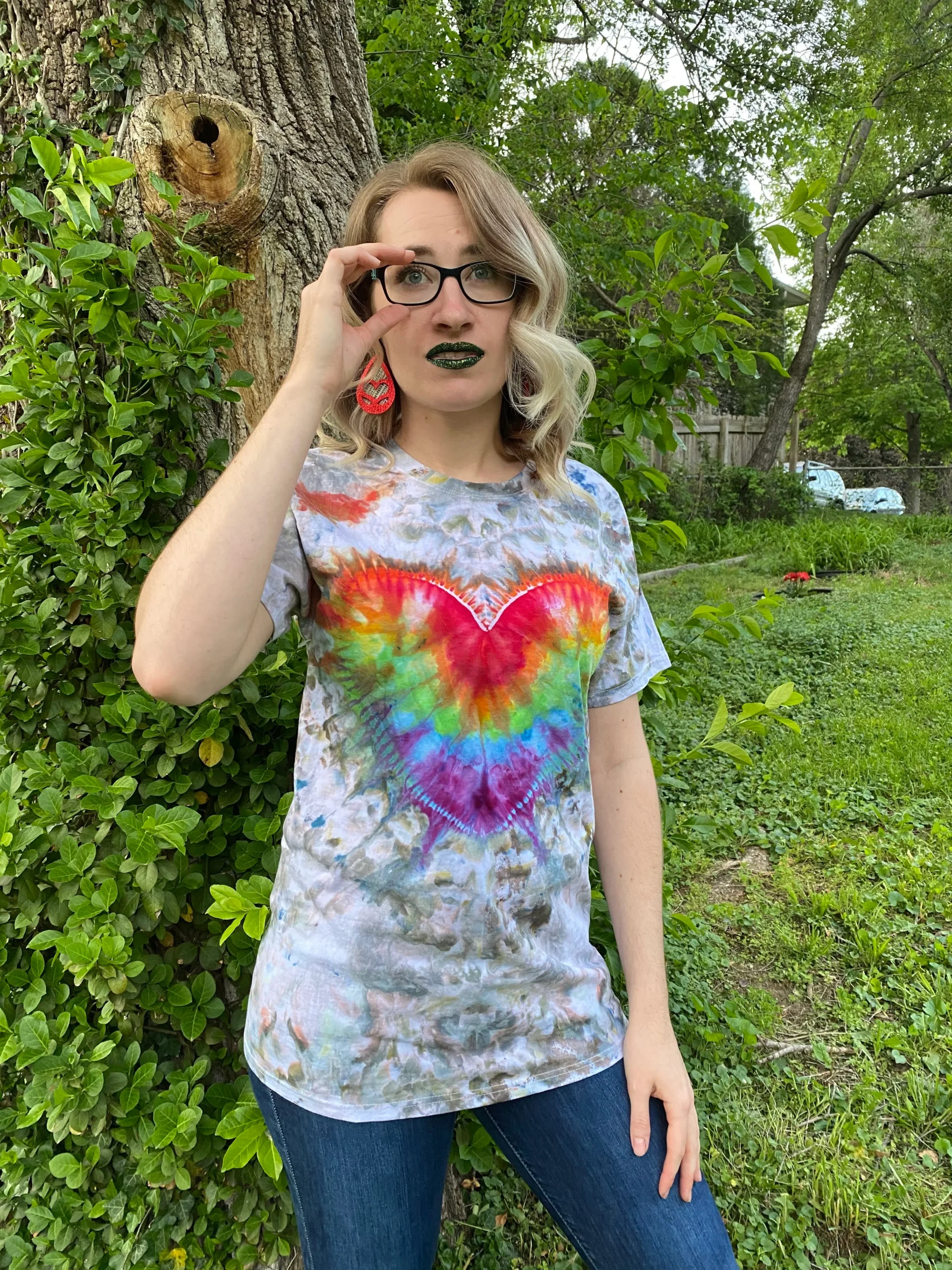 Rainbow Heart Tee